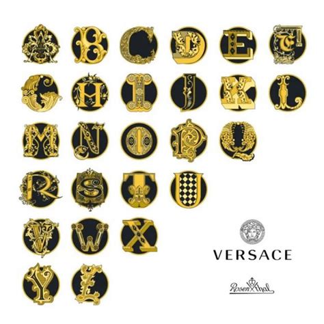 misura piatto versace 19325-403647|Piattino Virtus Alphabet .